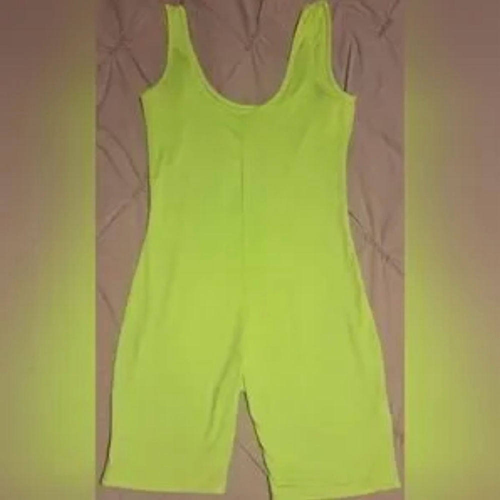 Lime Green Sleeveless Jumpsuit